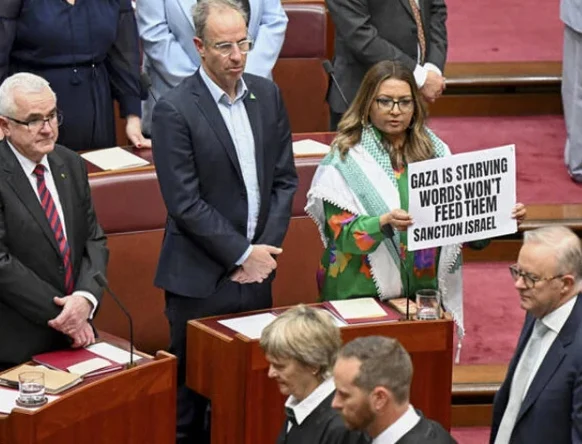 Support for Palestine and strong condemnation of Israel in the first session of the newly elected Australian Parliament