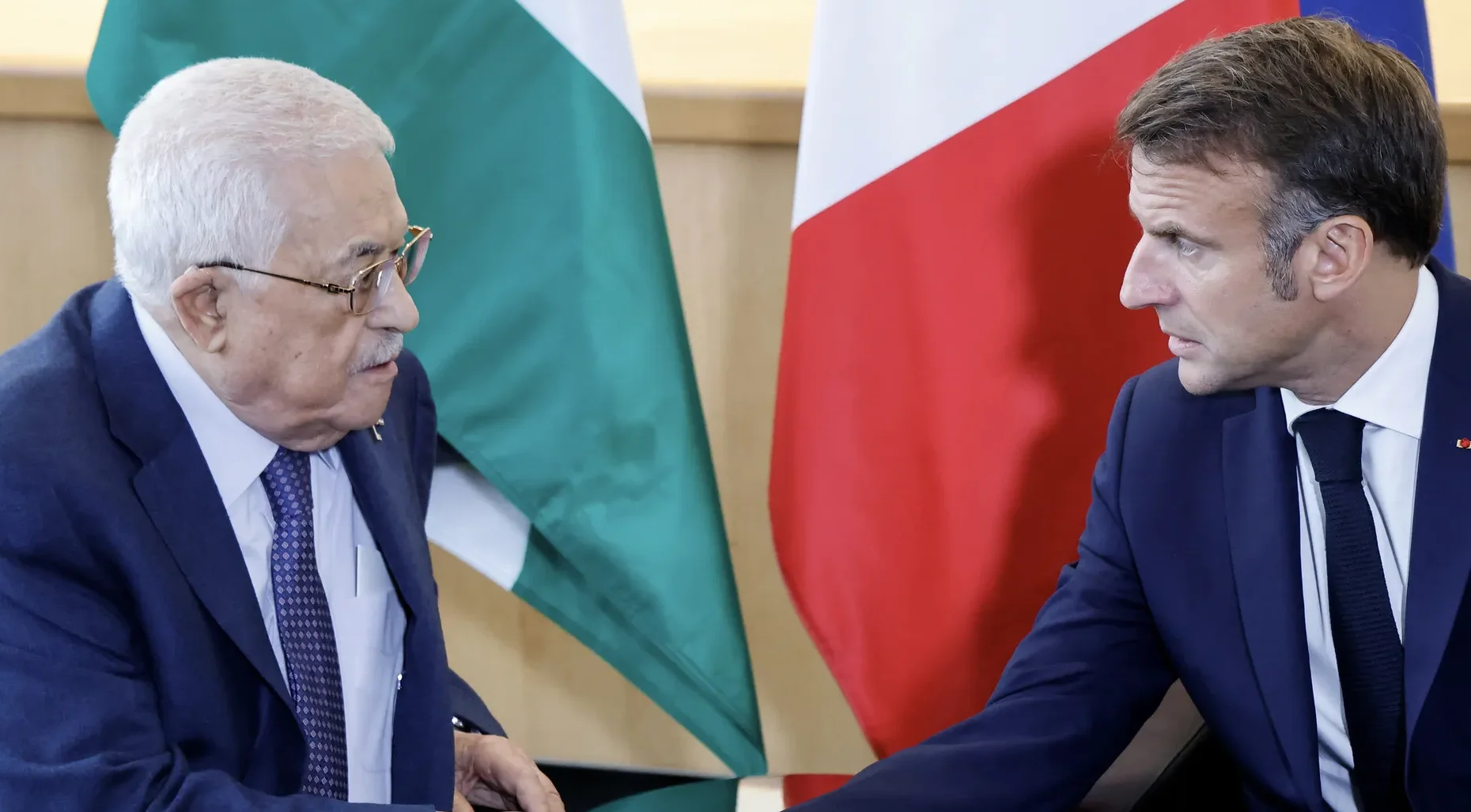 US rejects French president's plan to recognize Palestinian state