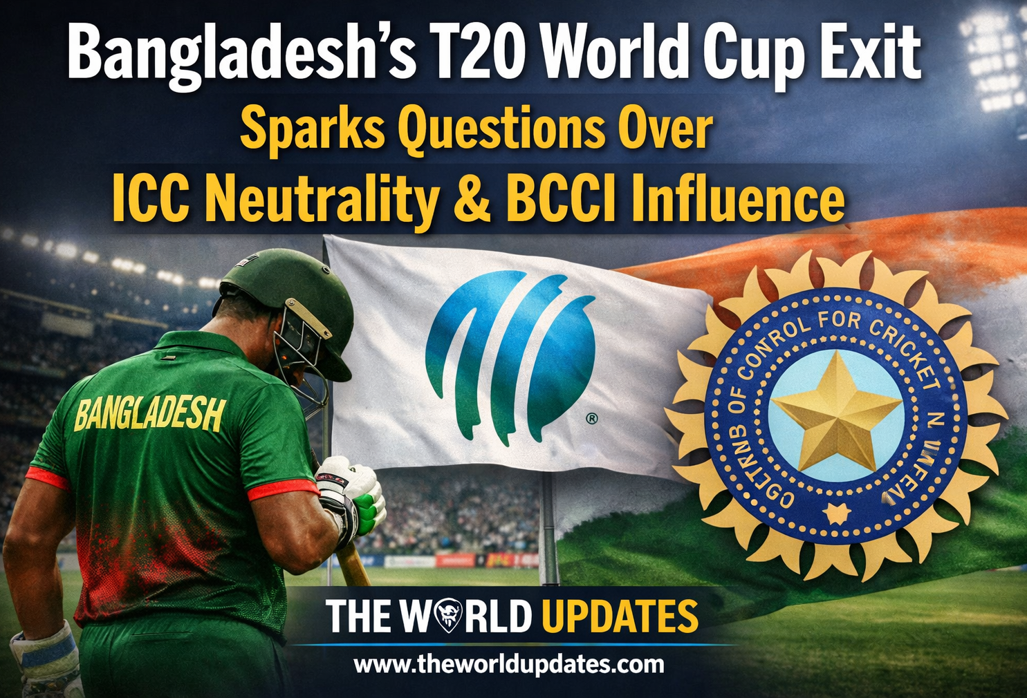 Bangladesh’s T20 World Cup Exit Raises Questions Over ICC Neutrality and BCCI Influence