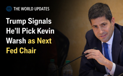 Trump Signals He’ll Pick Kevin Warsh as Next Fed Chair