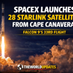 SpaceX Launches 28 Starlink Satellites From Cape Canaveral on Falcon 9’s 33rd Flight