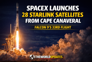 SpaceX Launches 28 Starlink Satellites From Cape Canaveral on Falcon 9’s 33rd Flight