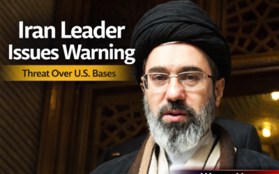 Iran’s Supreme Leader Mojtaba Khamenei issuing warning about US military bases amid rising Middle East tensions