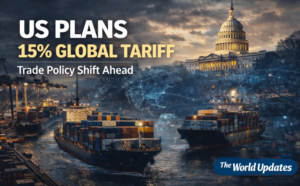 US plans new global tariff on imports as trade policy shifts
