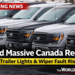Ford vehicles recalled in Canada over trailer light software and windshield wiper motor safety defects