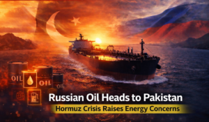 Oil tanker carrying Russian crude oil heading to Pakistan during Strait of Hormuz tensions
