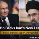 Russian President Vladimir Putin congratulates Iran’s new Supreme Leader Mojtaba Khamenei during rising Middle East tensions