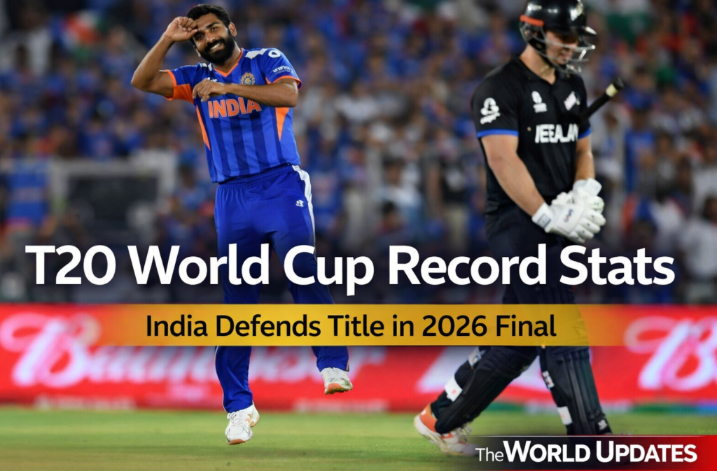 India Defends Title as T20 World Cup 2026 Ends With Record-Breaking Statistics